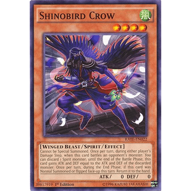 Shinobird Crow - RATE-EN022 - Common