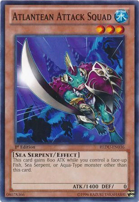 Atlantean Attack Squad - REDU-EN036 - Common 