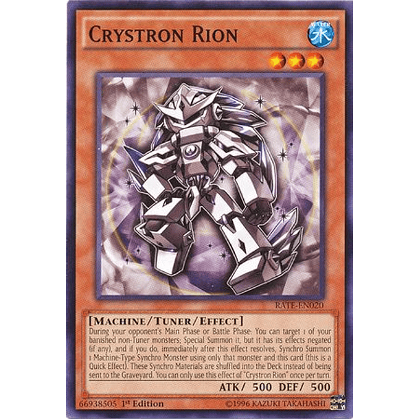 Crystron Rion - RATE-EN020 - Common