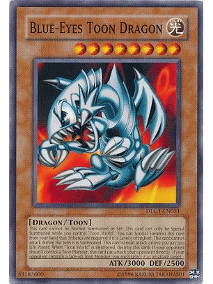 Blue-Eyes Toon Dragon - DLG1-EN051 - Common