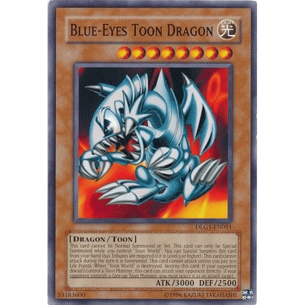 Blue-Eyes Toon Dragon - DLG1-EN051 - Common