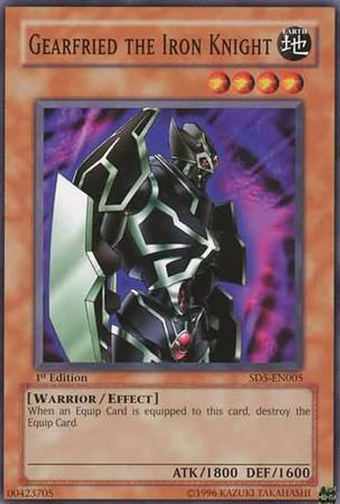 Gearfried the Iron Knight - SD5-EN005 - Common 