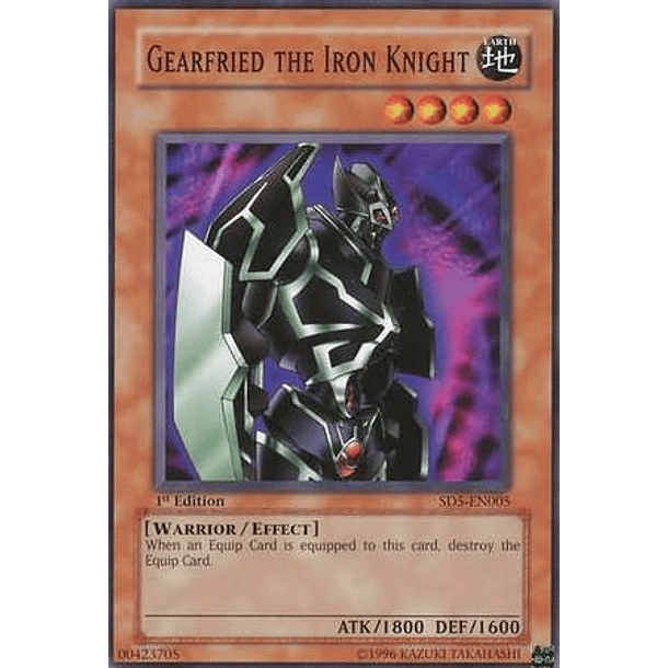 Gearfried the Iron Knight - SD5-EN005 - Common 