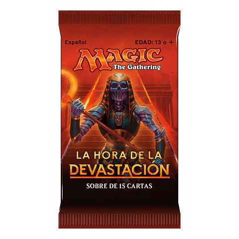 Hora de la Devastacion Sobre con 15 Cartas (Español)