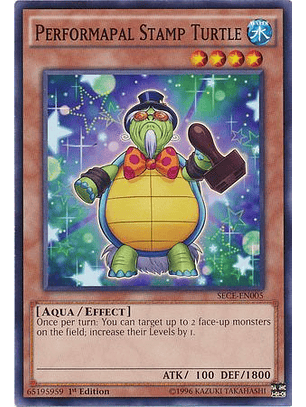 Performapal Stamp Turtle - SECE-EN005 - Common 