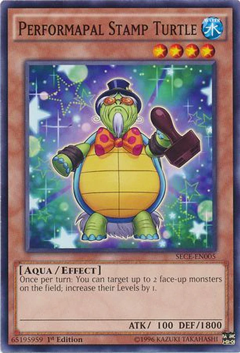 Performapal Stamp Turtle - SECE-EN005 - Common 