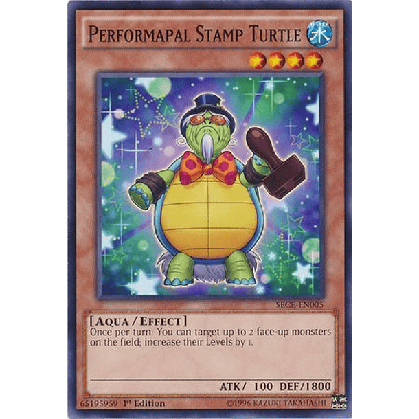 Performapal Stamp Turtle - SECE-EN005 - Common 