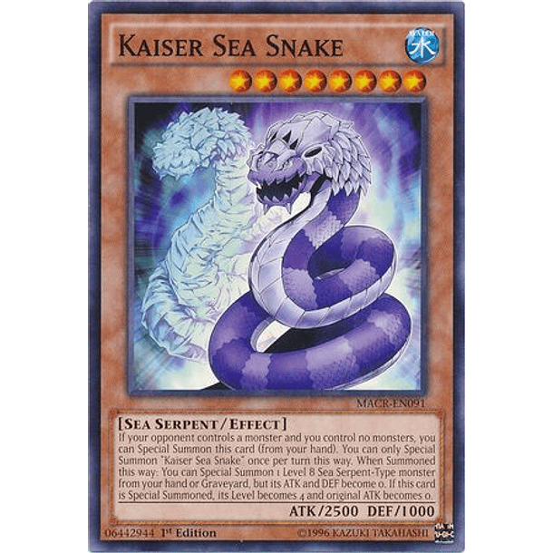 Kaiser Sea Snake - MACR-EN091 - Common