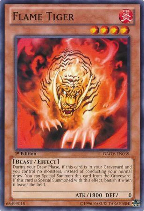 Flame Tiger - GAOV-EN039 - Common 