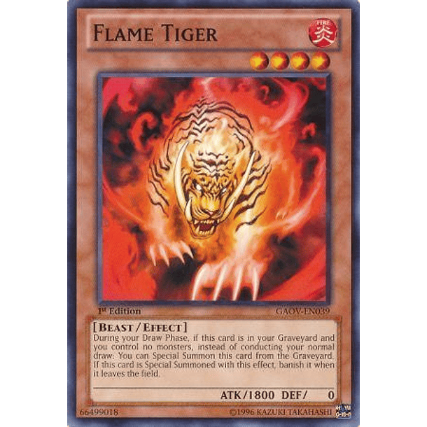Flame Tiger - GAOV-EN039 - Common 