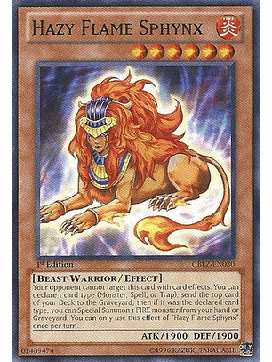 Hazy Flame Sphynx - CBLZ-EN030 - Common