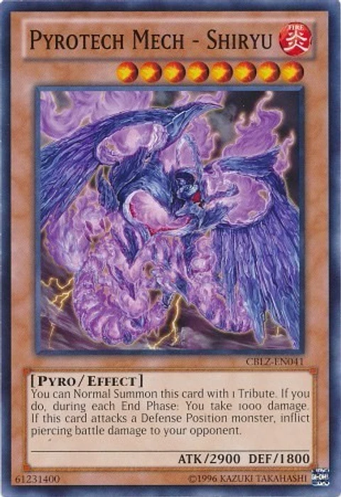 Pyrotech Mech - Shiryu - CBLZ-EN041 - Common 