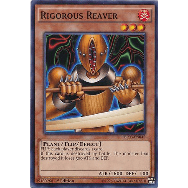 Rigorous Reaver - BP03-EN045 - Shatterfoil Rare