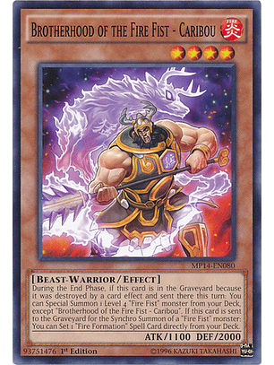 Brotherhood of the Fire Fist - Caribou - JOTL-EN027 - Common 