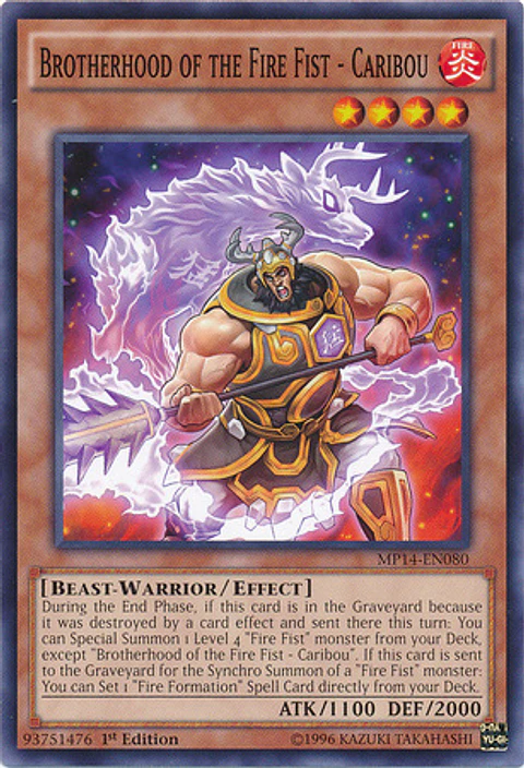 Brotherhood of the Fire Fist - Caribou - JOTL-EN027 - Common 