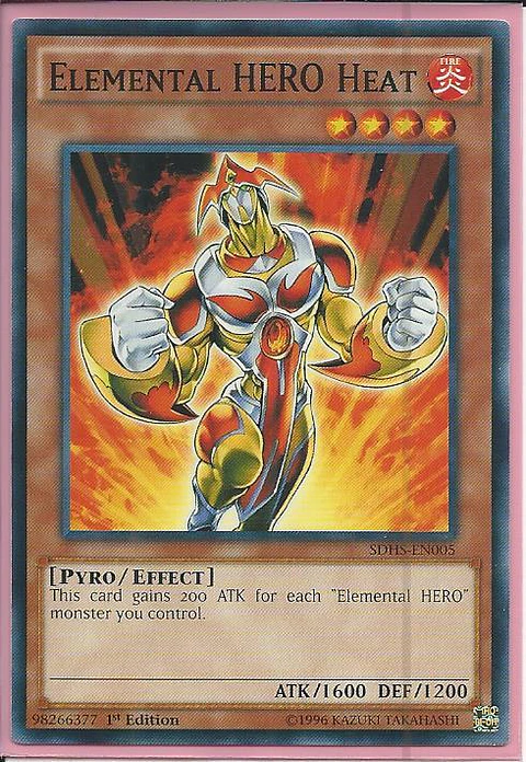 Elemental Hero Heat - SDHS-EN005 - Common