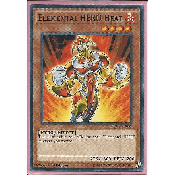 Elemental Hero Heat - SDHS-EN005 - Common