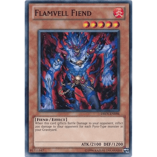 Flamvell Fiend - DREV-EN096 - Common 