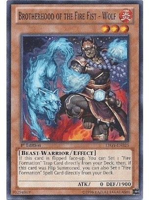 Brotherhood of the Fire Fist - Wolf - LTGY-EN026 - Common