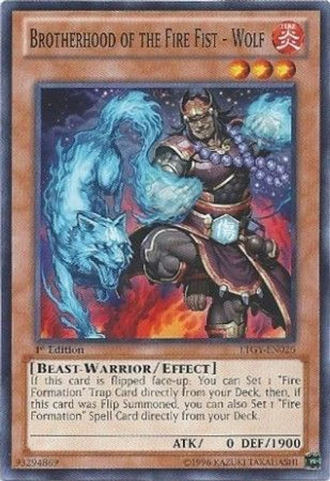 Brotherhood of the Fire Fist - Wolf - LTGY-EN026 - Common