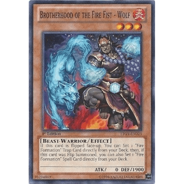 Brotherhood of the Fire Fist - Wolf - LTGY-EN026 - Common