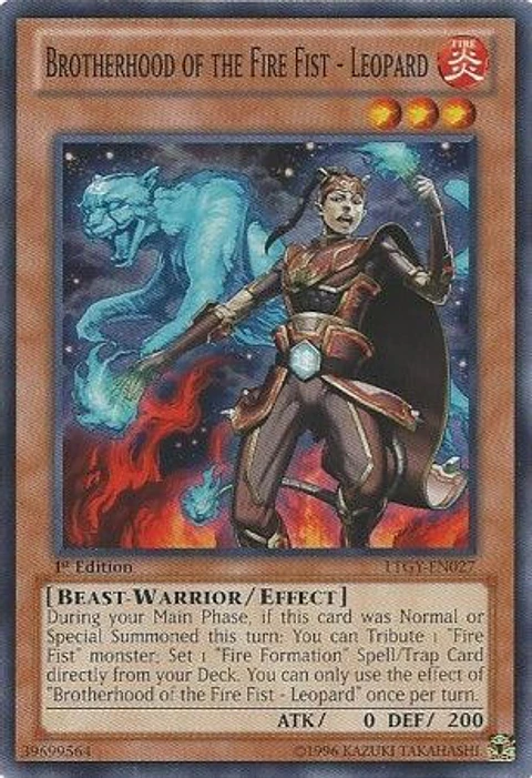 Brotherhood of the Fire Fist - Leopard - LTGY-EN027 - Common 