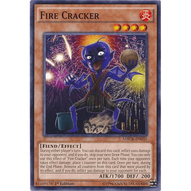 Fire Cracker - MACR-EN035 - Common 