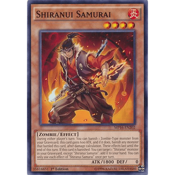 Shiranui Samurai - MP16-EN202 - Common 
