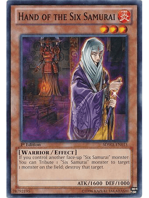 Hand of the Six Samurai - SDWA-EN015 - Common