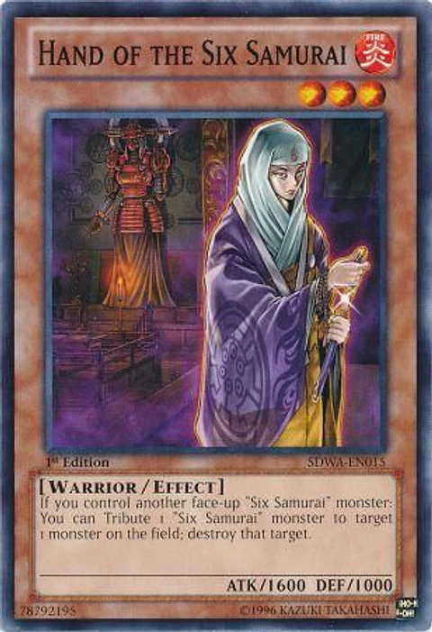 Hand of the Six Samurai - SDWA-EN015 - Common
