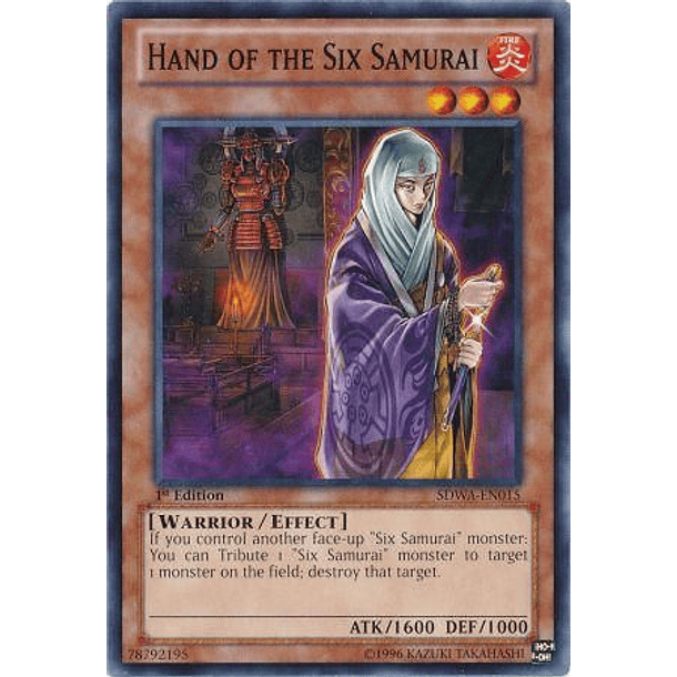 Hand of the Six Samurai - SDWA-EN015 - Common