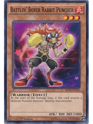 Battlin' Boxer Rabbit Puncher - MP14-EN131 - Common