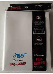 Pro-Binder Ultra pro 9 Espacios - White