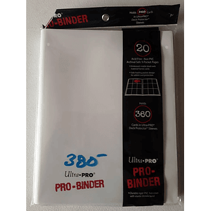 Pro-Binder Ultra pro 9 Espacios - White