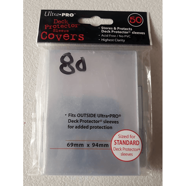 Deck Protector Sleeve Covers Ultra Pro con 50