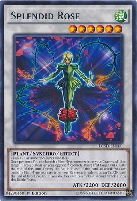Splendid Rose - LC5D-EN100 - Rare 