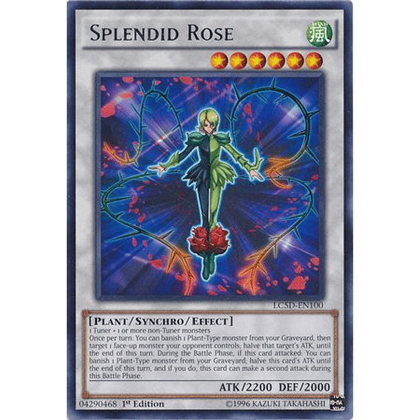 Splendid Rose - LC5D-EN100 - Rare 