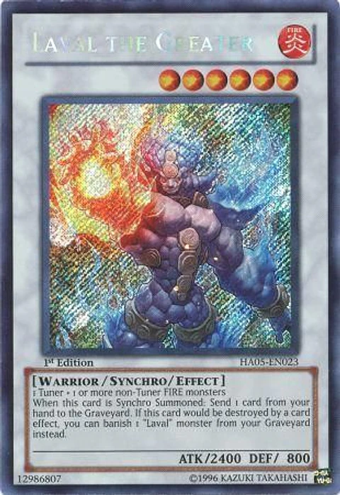 Laval the Greater - HA05-EN023 - Secret Rare
