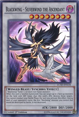Blackwing - Silverwind the Ascendant - LC5D-EN134 - Super Rare  1