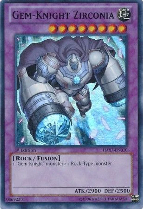 Gem-Knight Zirconia - HA07-EN018 - Super Rare