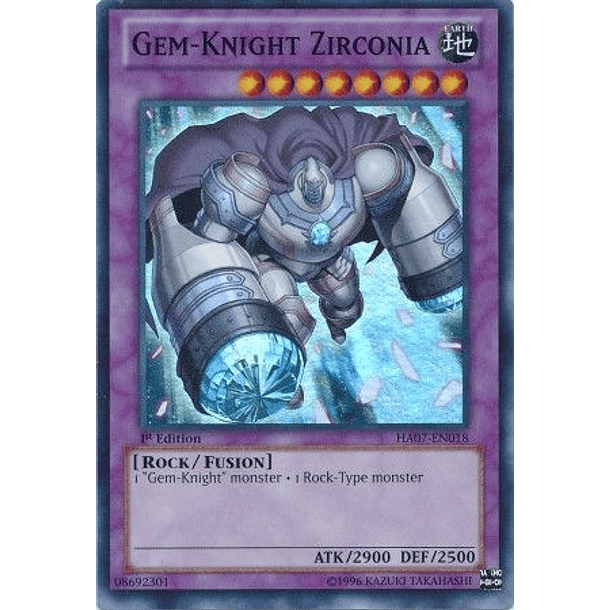 Gem-Knight Zirconia - HA07-EN018 - Super Rare