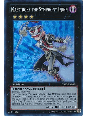 Maestroke the Symphony Djinn - YS12-EN043 - Super Rare
