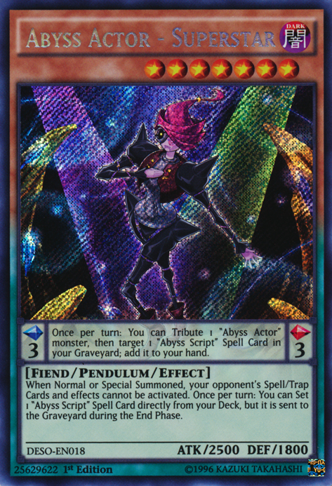 Abyss Actor - Superstar - DESO-EN018 - Secret Rare 1