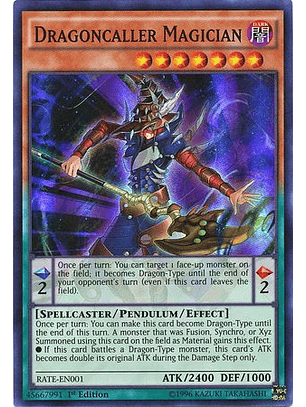 Dragoncaller Magician - RATE-EN001 - Super Rare