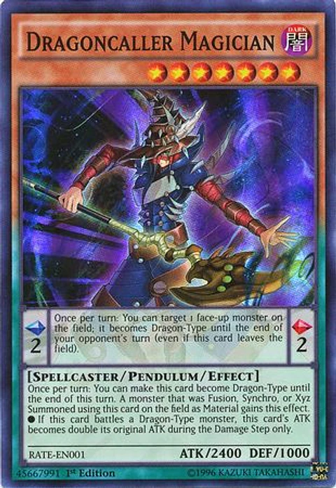Dragoncaller Magician - RATE-EN001 - Super Rare