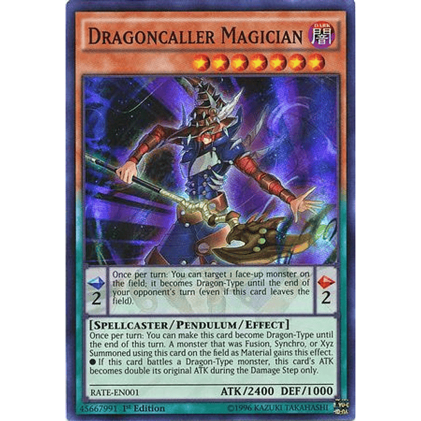 Dragoncaller Magician - RATE-EN001 - Super Rare