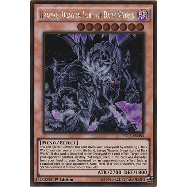 Grapha, Dragon Lord of Dark World - PGL2-EN083 - Gold Rare 