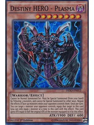 Destiny HERO - Plasma - DESO-EN012 - Super Rare