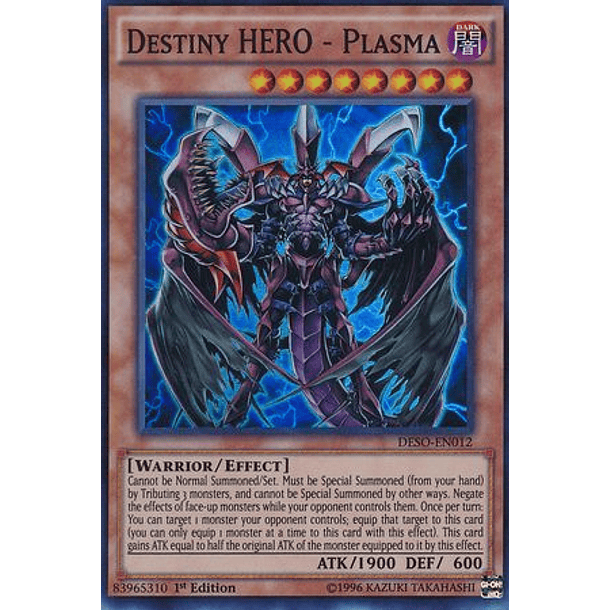 Destiny HERO - Plasma - DESO-EN012 - Super Rare