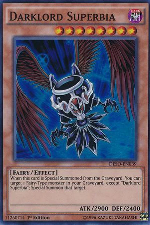 Darklord Superbia - DESO-EN039 - Super Rare